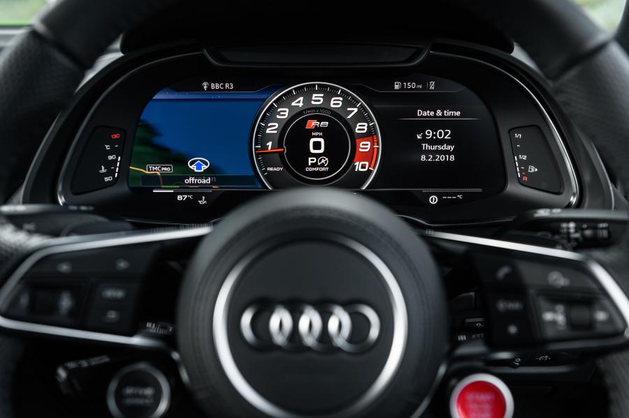 Панель приборов Audi R8 V10 RWS 2018 года  (UK) (фото 27 из 40)